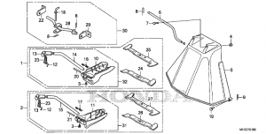 Fop-1   /deflector (Fop-1 Mulching Kit/deflector)