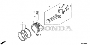 E-08 / (E-08 Piston / Connecting Rod)