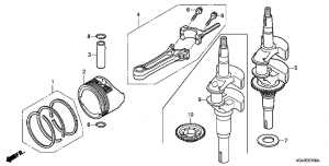 E-07  /  (Hrg536C4/5/6/7/8) (E-07 Crankshaft / Piston (Hrg536C4/5/6/7/8))