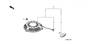 E-11   (Hrg536C4/5/6/7/8) (E-11 Recoil Starter (Hrg536C4/5/6/7/8))