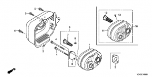 E-16  (Hrg536C4/5/6/7/8) (E-16 Muffler (Hrg536C4/5/6/7/8))