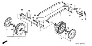 F-11   (Hrx426C/476C) (F-11 Wheel Front (Hrx426C/476C))