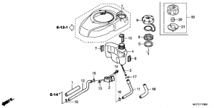 E-17   (Hrx426C/476C/C1) (E-17 Fuel Tank (Hrx426C/476C/C1))