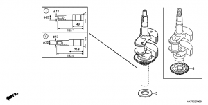 E-07  (Hrx426C/476C/C1) (E-07 Crankshaft (Hrx426C/476C/C1))