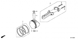 E-08-1  (Hrx476C2) (E-08-1 Piston (Hrx476C2))