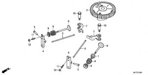 E-10-1  (Hrx476C2) (E-10-1 Camshaft Assy (Hrx476C2))