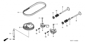 E-10   (E-10 Pulley Camshaft)