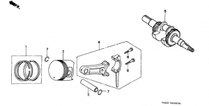 E-08 / (E-08 Piston / Crankshaft)