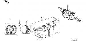 E-07 / (E-07 Crankshaft / Piston)