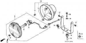 F-14  (F-14 Headlight Assy)