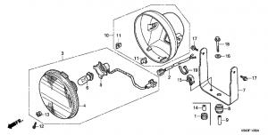 F-14  (F-14 Headlight Assy)