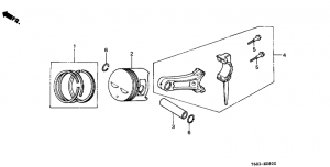 E-08 / (E-08 Piston / Connecting Rod)