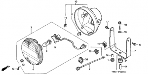 F-14  (F-14 Headlight Assy)