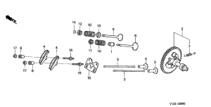 E-09  (E-09 Camshaft Assy)