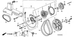 F-05-10  /   (Hs980I/1180I) (F-05-10 Clutch/Drive Pulley (Hs980I/1180I))