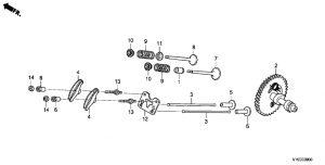 E-09  (E-09 Camshaft Assy)