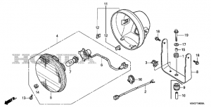 F-14  (1) (F-14 Headlight Assy (1))