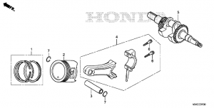 E-07 / (E-07 Crankshaft / Piston)