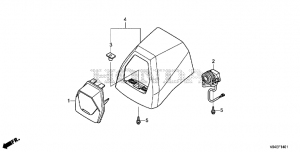 F-14-1  (2) (F-14-1 Headlight Assy (2))