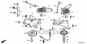 F-21-21    (2) (F-21-21 Motor Chute Assy (2))