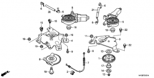 F-21-21    (2) (F-21-21 Motor Chute Assy (2))