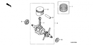 E-07  /  (1) (E-07 Crankshaft / Piston (1))