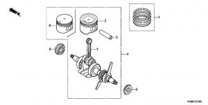 E-07  /  (E-07 Crankshaft / Piston)