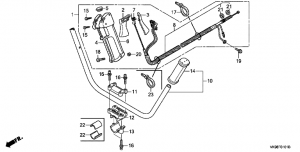 F-01-1   /    (2) (F-01-1 Handlebar / Grip Throttle (2))