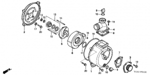 F-01  /  (Wb20Xt/xt2/xt3) (F-01 Water Jacket / Impeller (Wb20Xt/xt2/xt3))