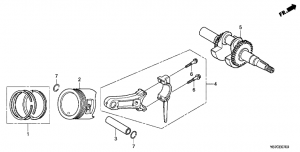 E-07  /  (E-07 Crankshaft / Piston)