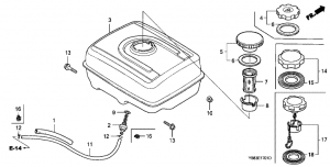 E-17-1   (Wt30Xk1/k2/k3) (E-17-1 Fuel Tank (Wt30Xk1/k2/k3))