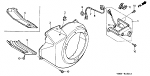 E-12-1   (Wt30Xk1/k2/k3) (E-12-1 Fan Cover (Wt30Xk1/k2/k3))