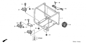 F-03-1  (Wt40Xk2/xk3) (F-03-1 Frame (Wt40Xk2/xk3))