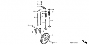 E-09  (Wx10) (E-09 Camshaft Assy (Wx10))