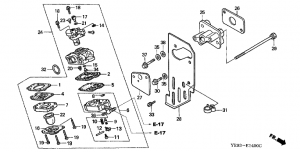 E-14  (Wx10) (E-14 Carburetor (Wx10))