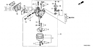 E-14-1  (Wx15T) (E-14-1 Carburetor (Wx15T))