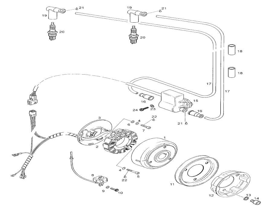 Snowmobiles Lynx  - Fly Wheel