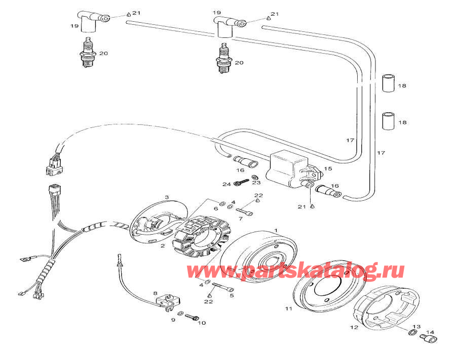 Snowmobiles lynx  - Fly Wheel - Fly Wheel