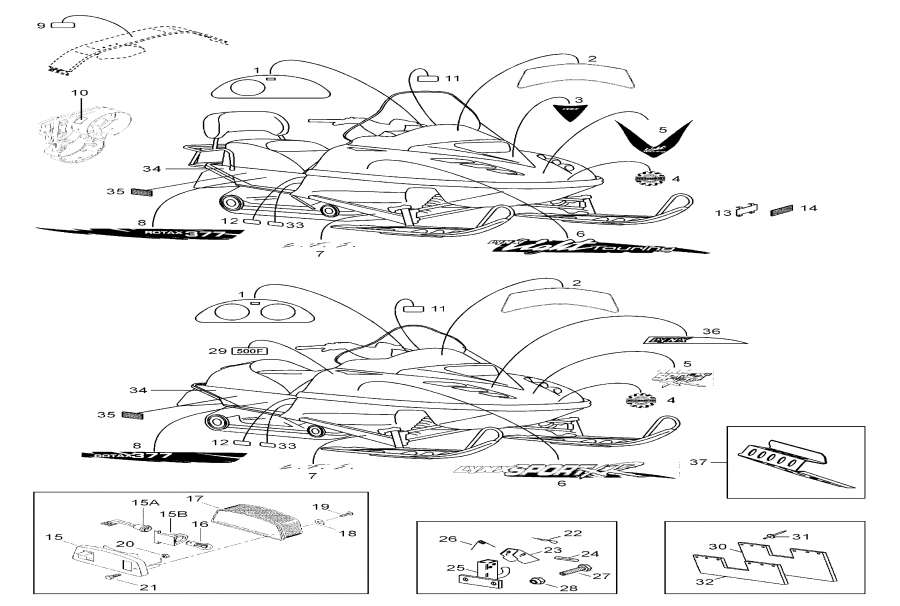 Snow mobile lynx  - Equipment,Equipment