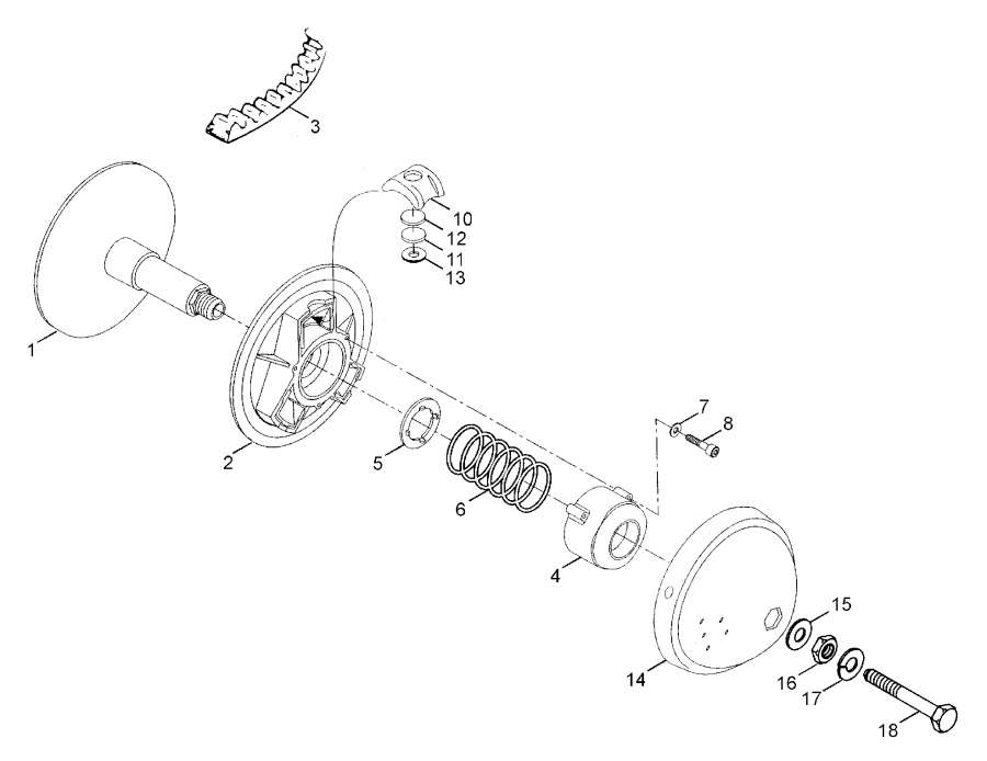 Snowmobile lynx  - Clutch - 