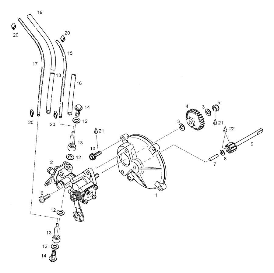 Snow mobile   -   - Oil Pump