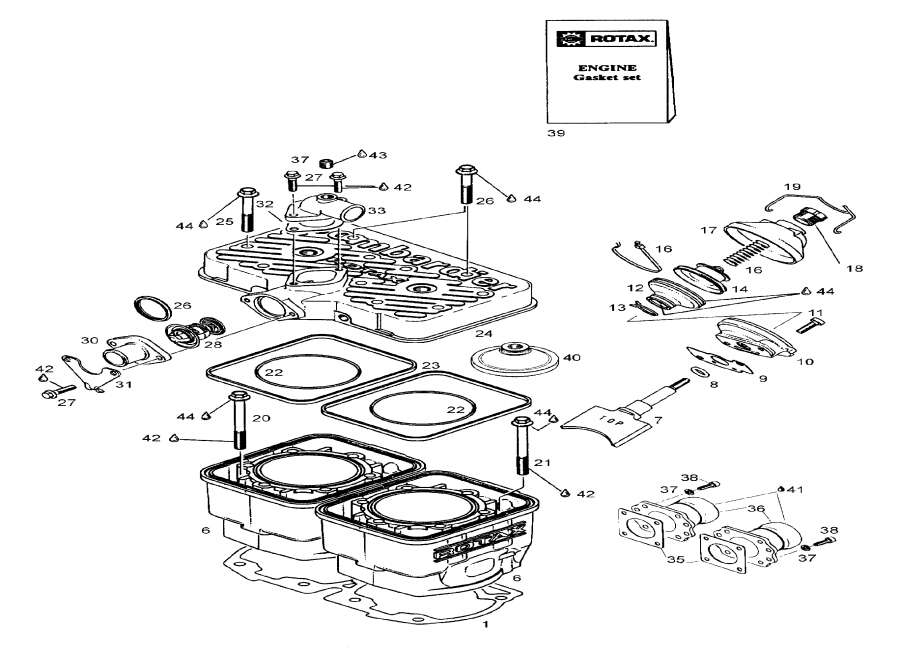 Snowmobile lynx  - Cylinder - 