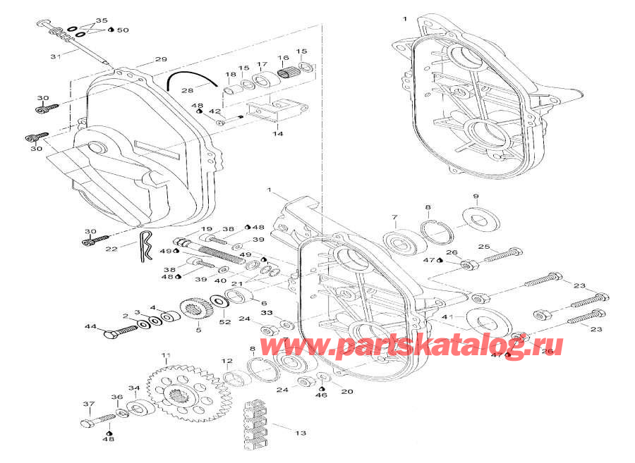 Snow mobile lynx  - Driven Pulley /  