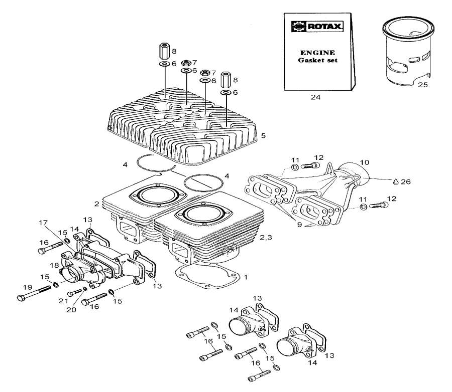 Snowmobiles   - Cylinder - 