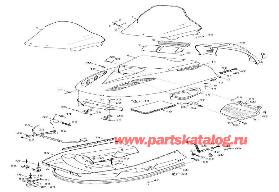 Snowmobiles Lynx  - Front Suspension