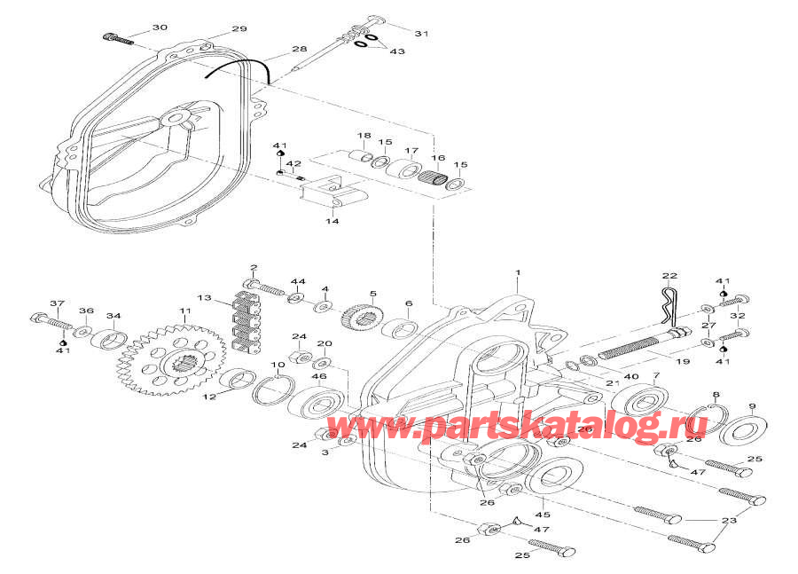 Snowmobile Lynx  - Brake Assy /   