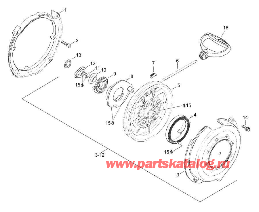Snow mobile   - Rewind Starter / Rewind 