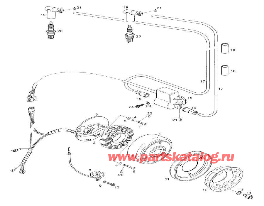 Snow mobile Lynx  - Rewind Starter,Rewind 