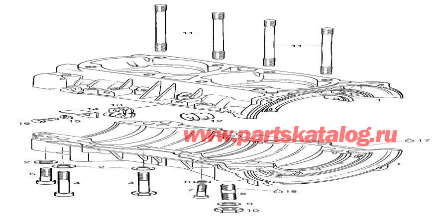 Snowmobile Lynx  -   - Crankcase