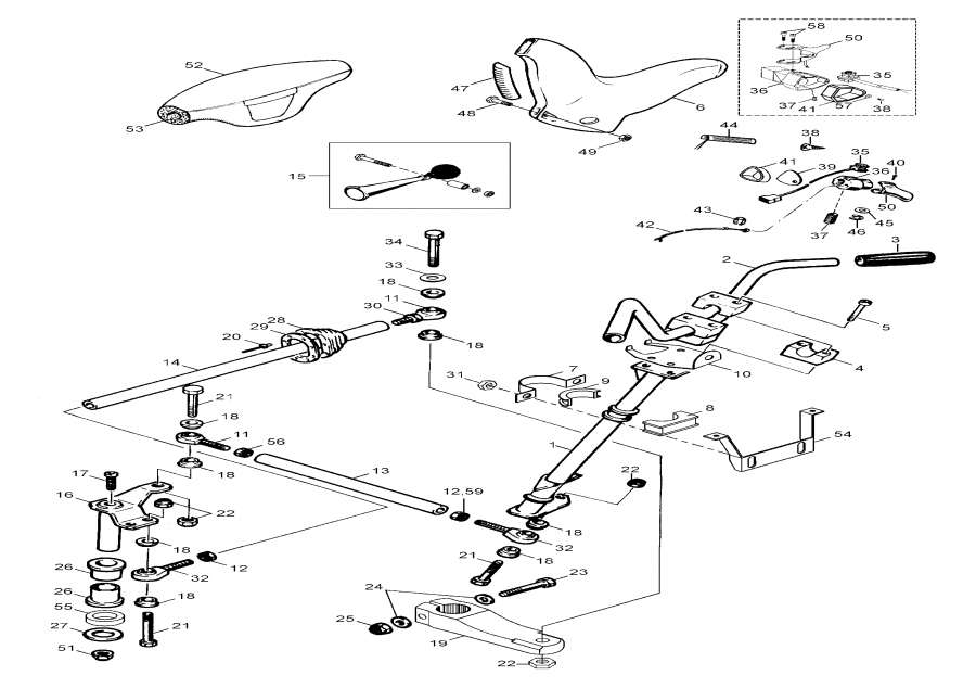 Snow mobile �����  - ������� ������� / Steering